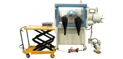 JKRY-HP5型手套箱型真空高溫熱壓機（最高溫度1000°C）