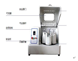 XQMJ-2L型0.1μm立式方形行星式球磨機